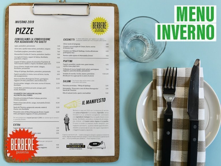 berbere menu inverno